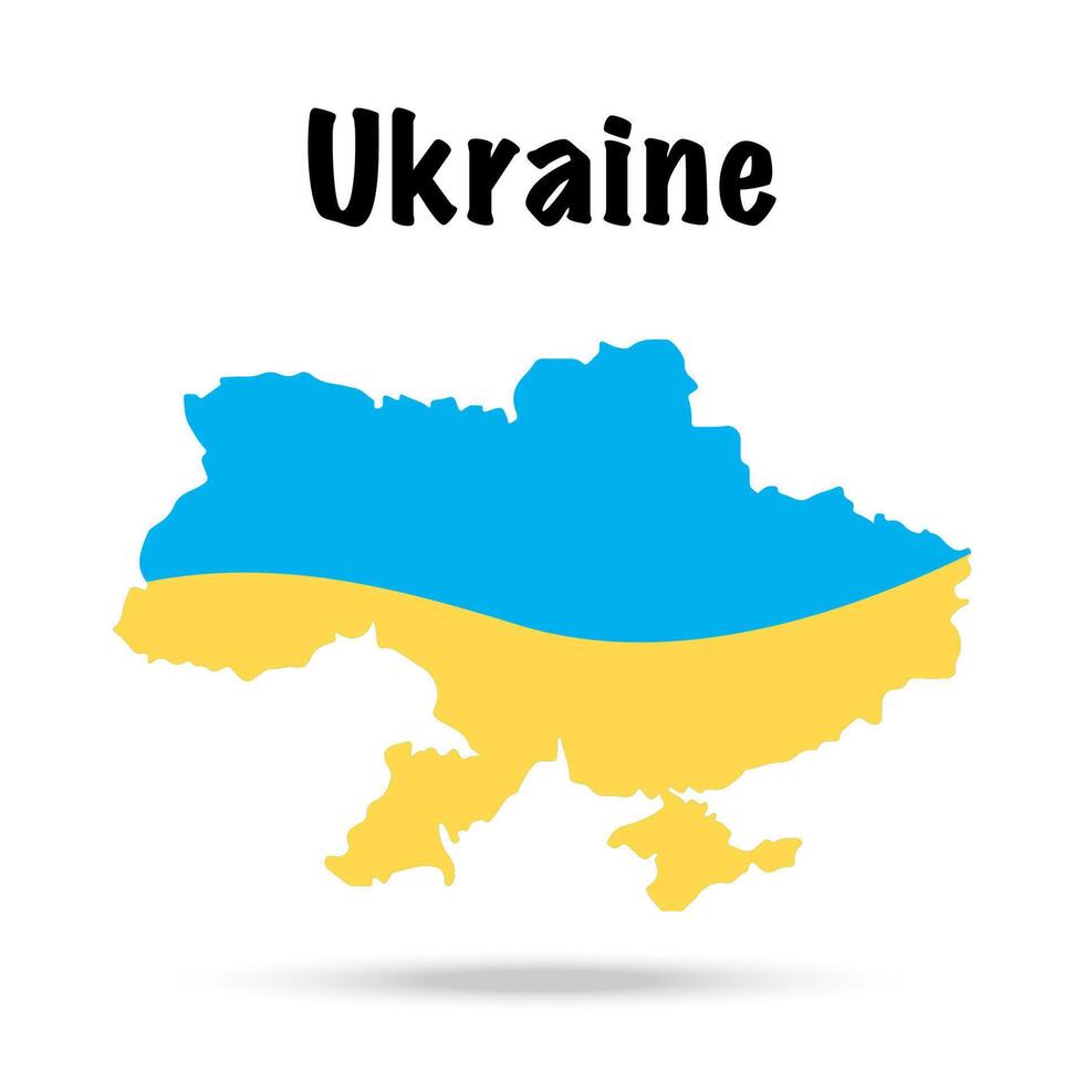 Silhouette of Ukraine. Ukraine map icon. no war in Ukraine. Silhouette map. Isolated illustration. Peace symbol. design. EPS 10 vector