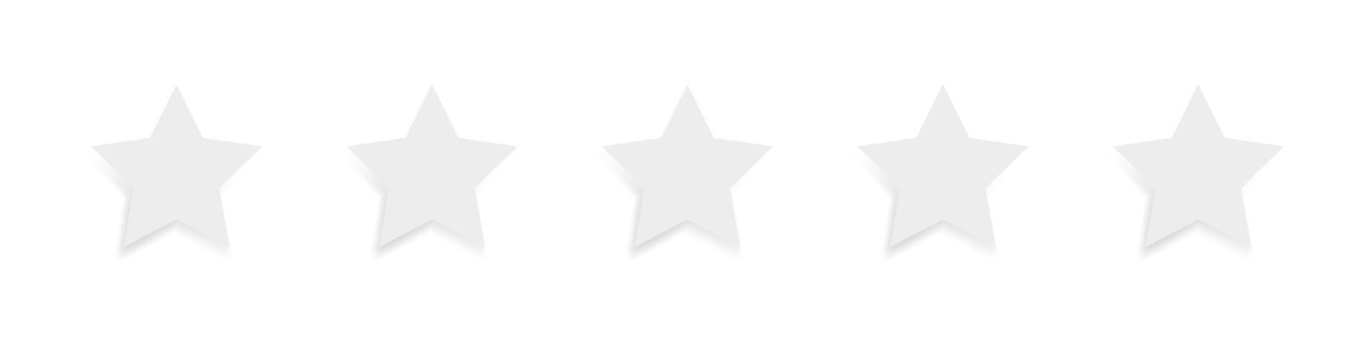 Rating stars. Five stars rating icon. Customer evaluation feedback. Customer satisfaction level rating. Customer review. graphic EPS 10 vector