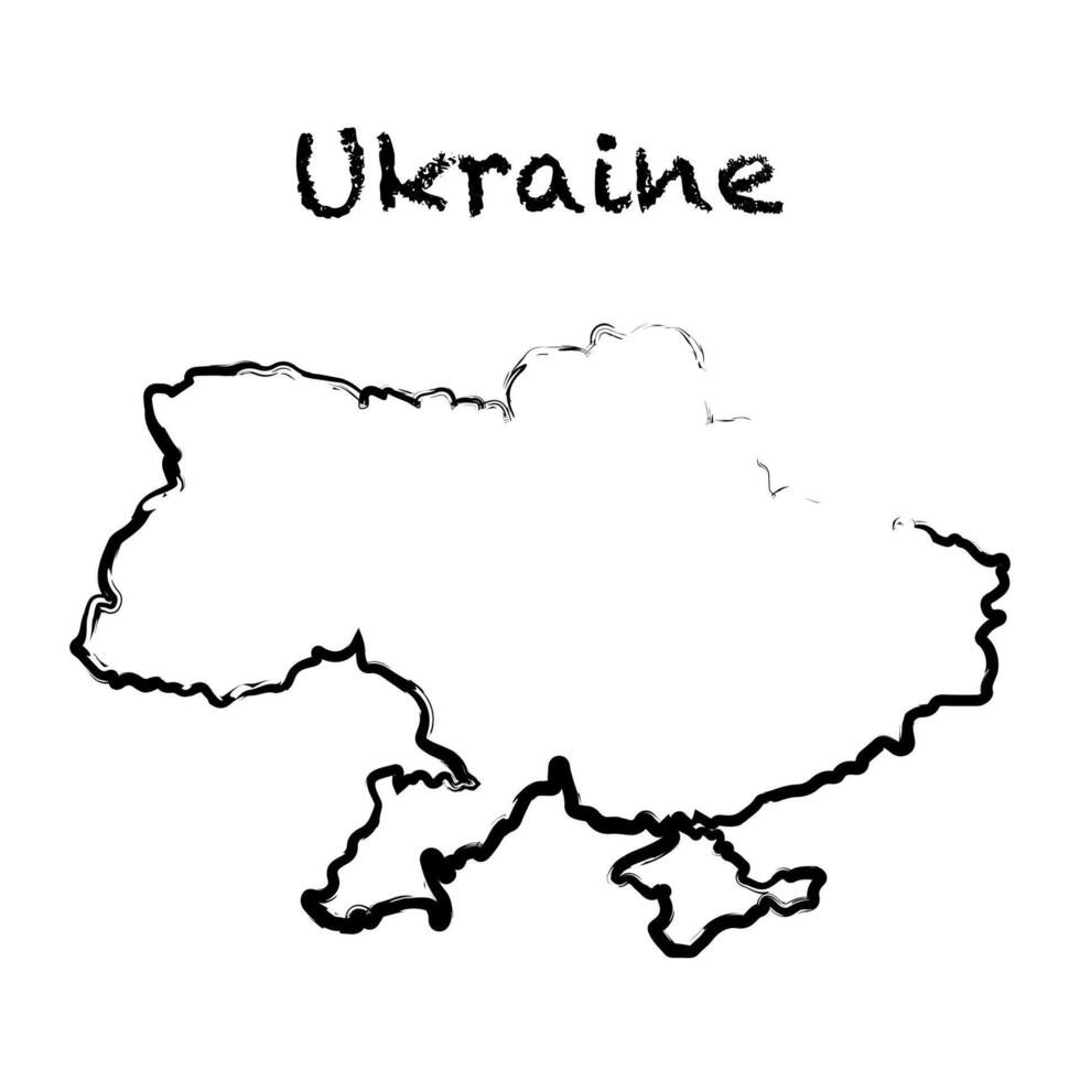 Silhouette of Ukraine. Ukraine map icon. no war in Ukraine. Silhouette map. Isolated illustration. Peace symbol. design. EPS 10 vector
