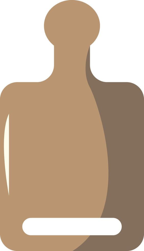 Cutting Board in Flat Design vector