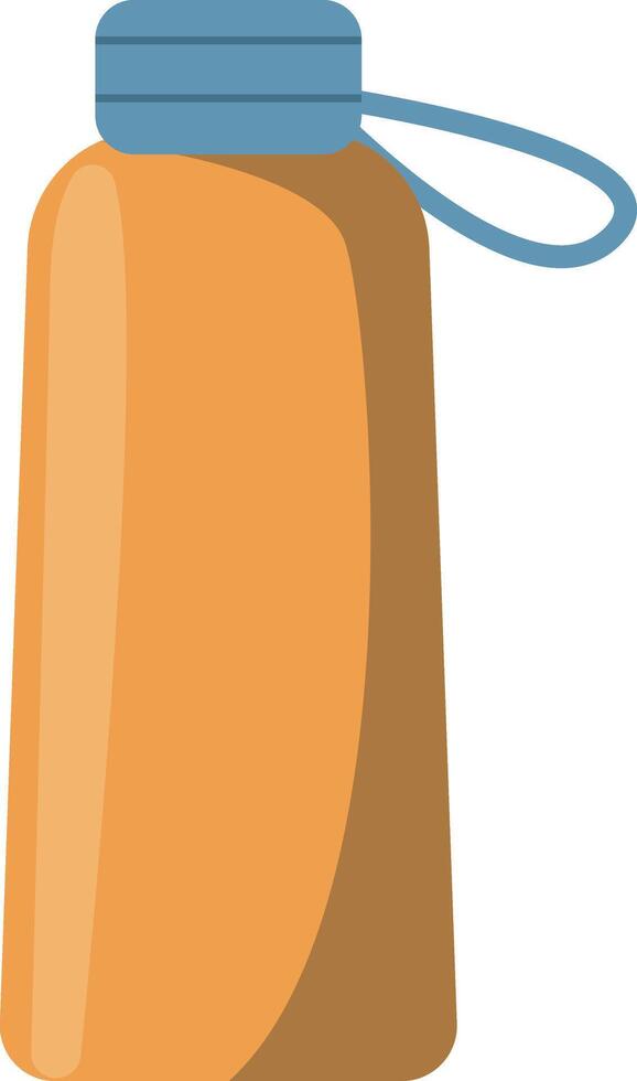 Illustration of Plastic Drinking Bottle for Zero Waste vector