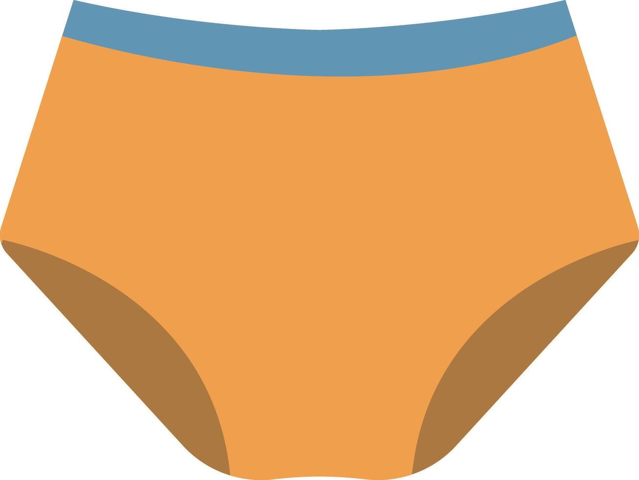 Underpants Illustration in Flat Design vector