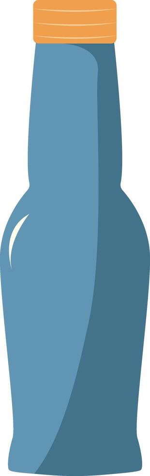 Sauce Bottle Illustration for Zero Waste vector