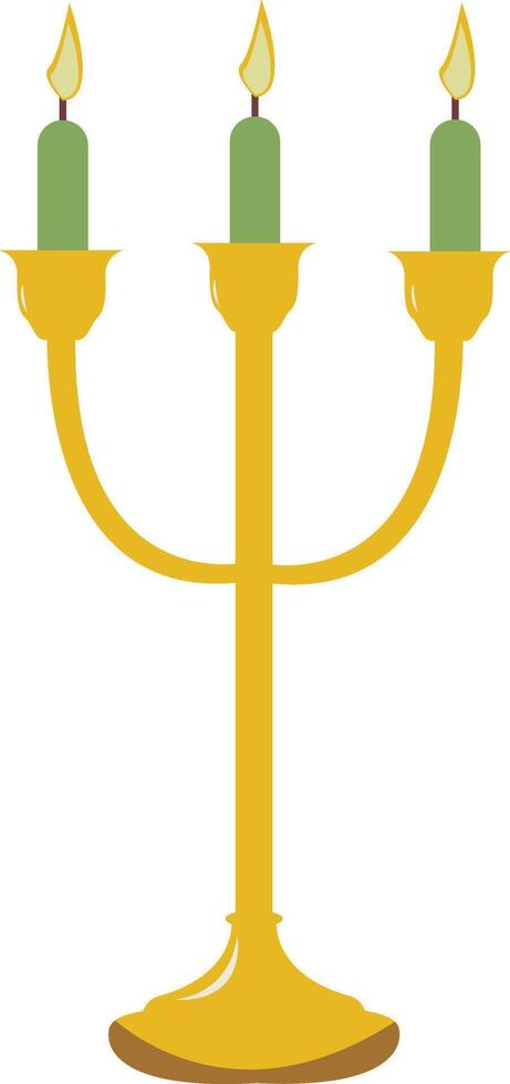 Nowruz Candlestick Illustration vector
