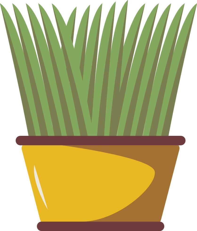 Nowruz Grass on the Pot vector