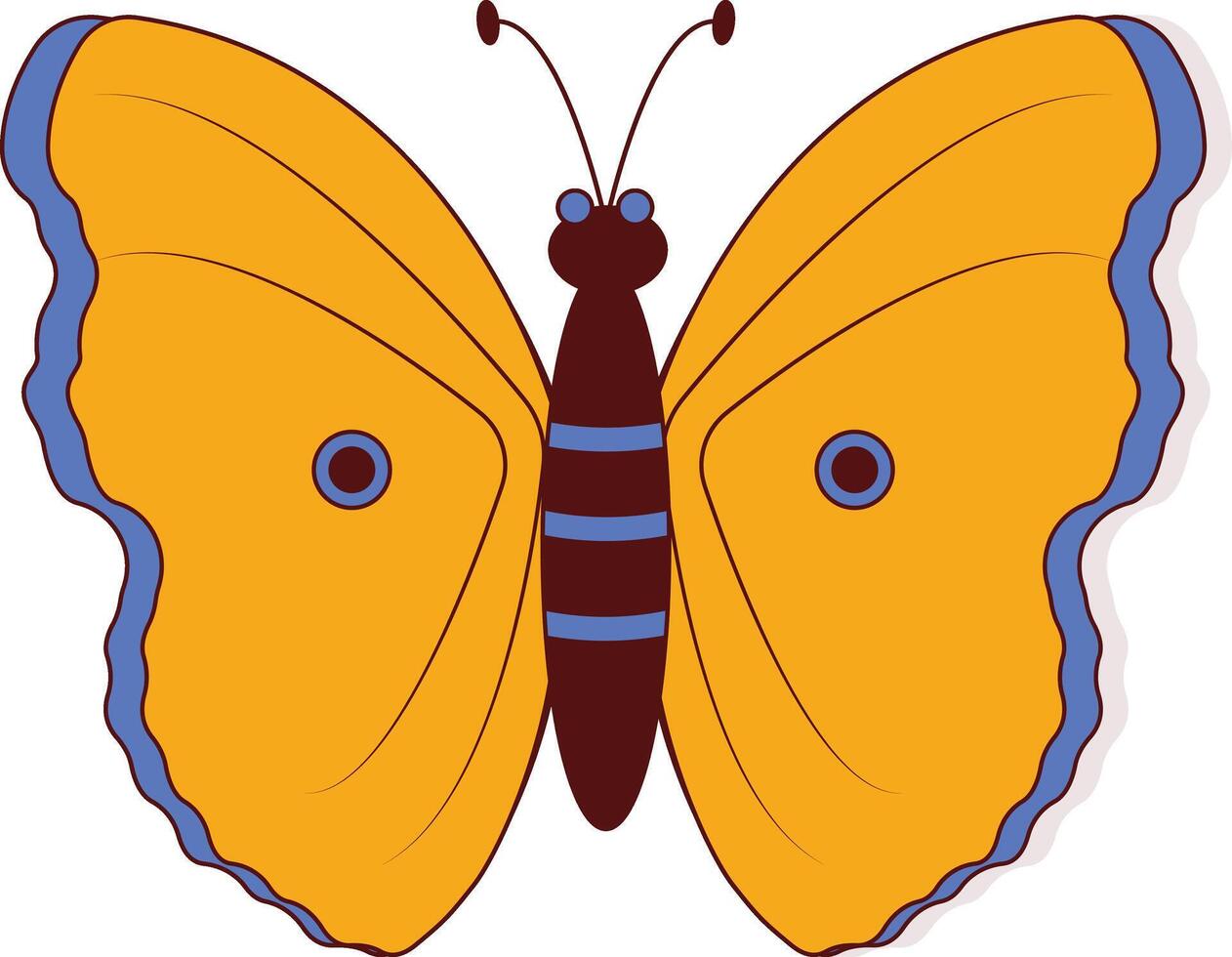 Butterfly for Easter Ornament vector