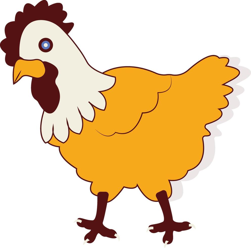 Chicken for Easter Day Celebration vector