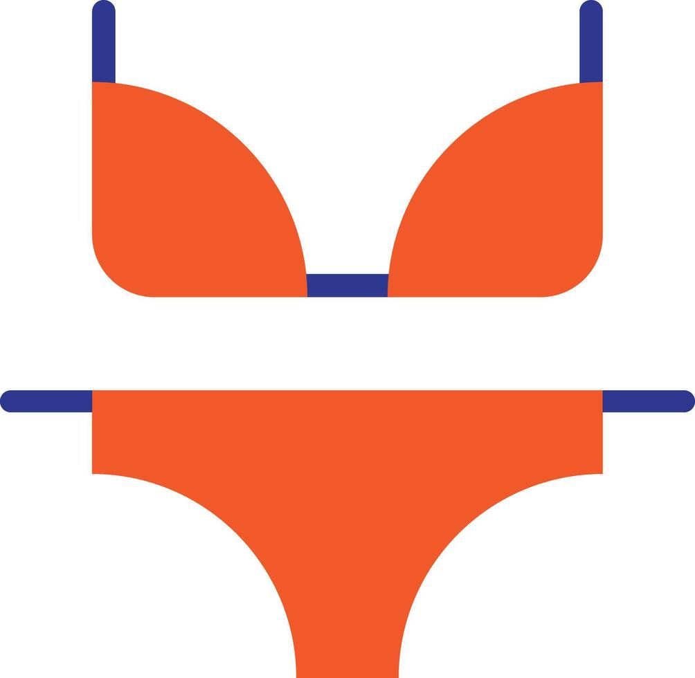 Bikini Swimsuit Woman vector