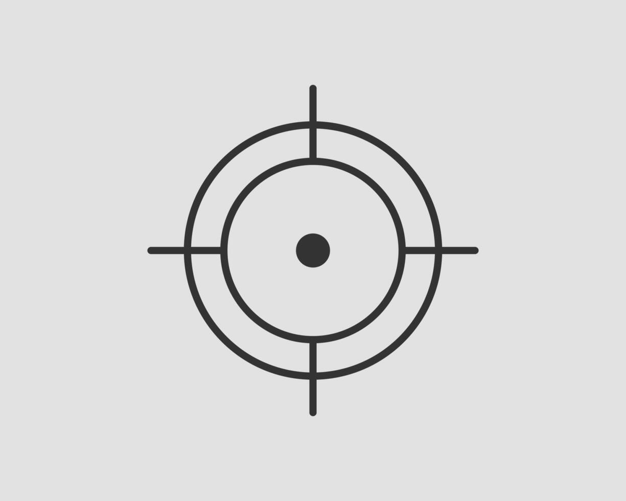 Target army sign icon vector