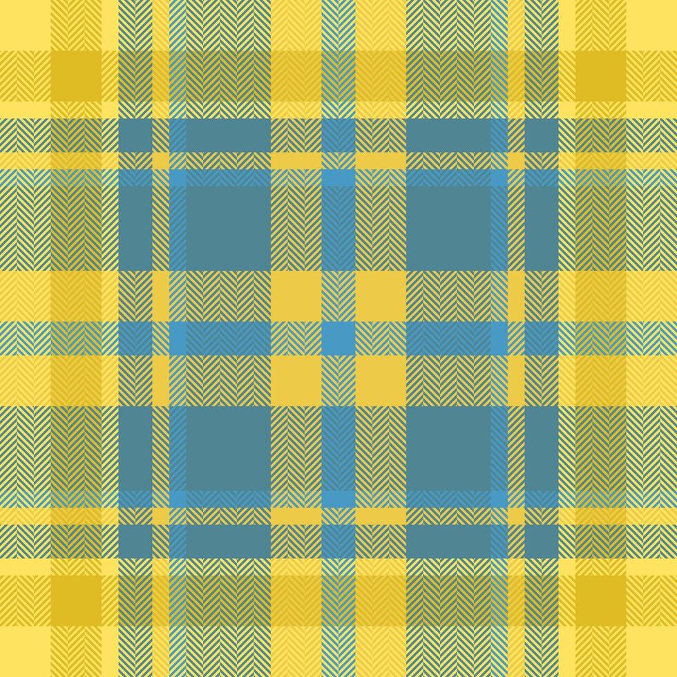 Plaid check pattern. Seamless fabric texture. Tartan textile print. vector