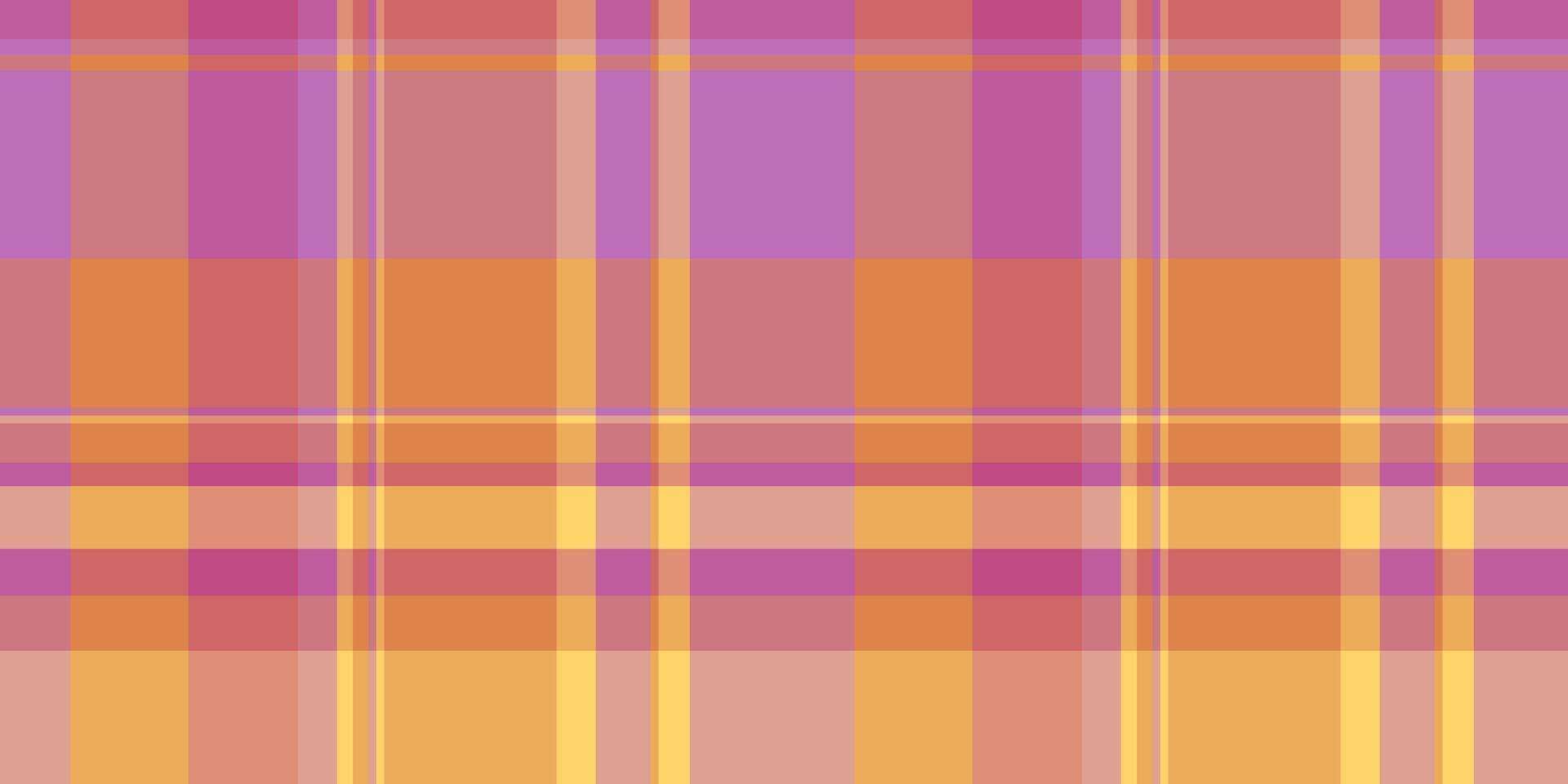 French background tartan pattern, international plaid check . Dimensional seamless fabric texture textile in red and orange colors. vector