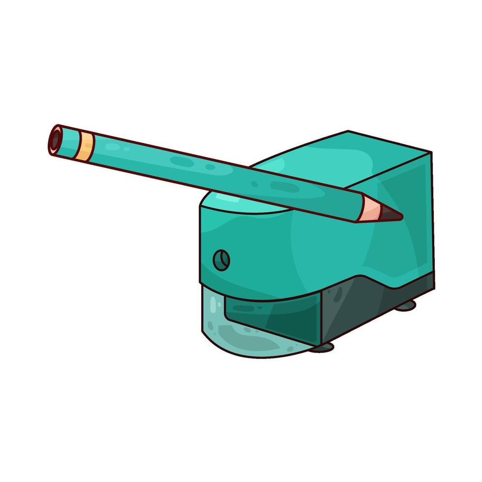 sharpener with pencil vector