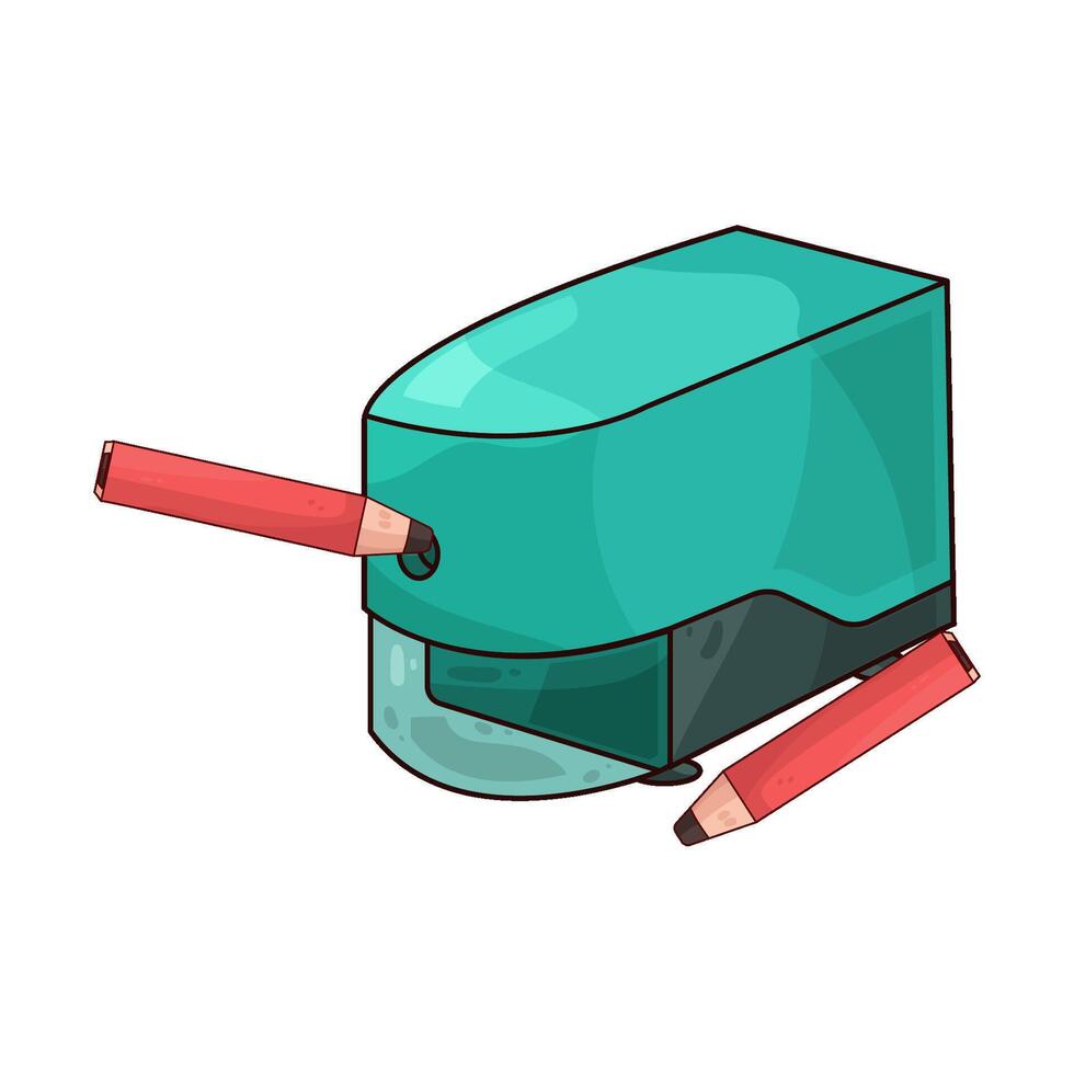 pencil with sharpener vector