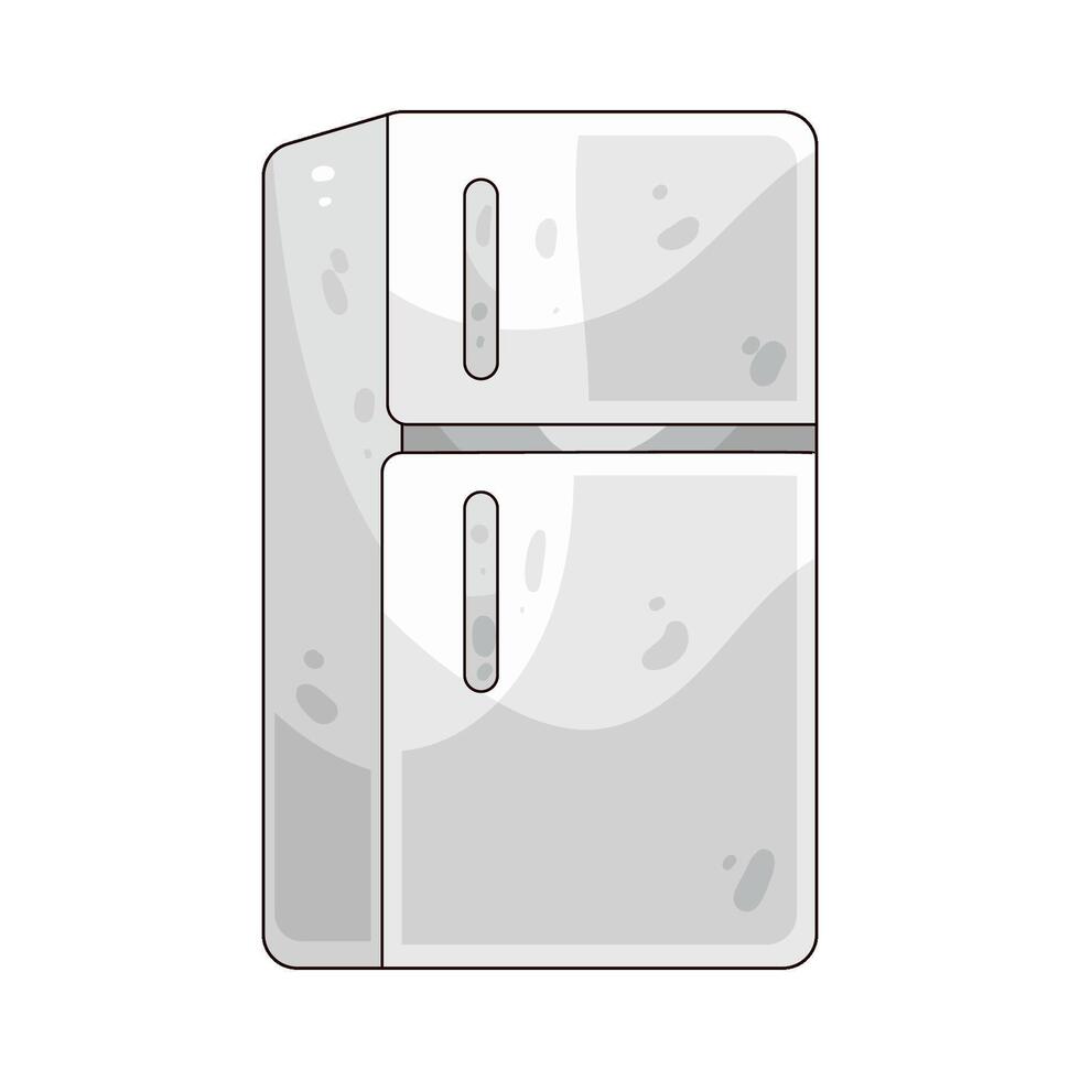 Illustration of Refrigerator vector