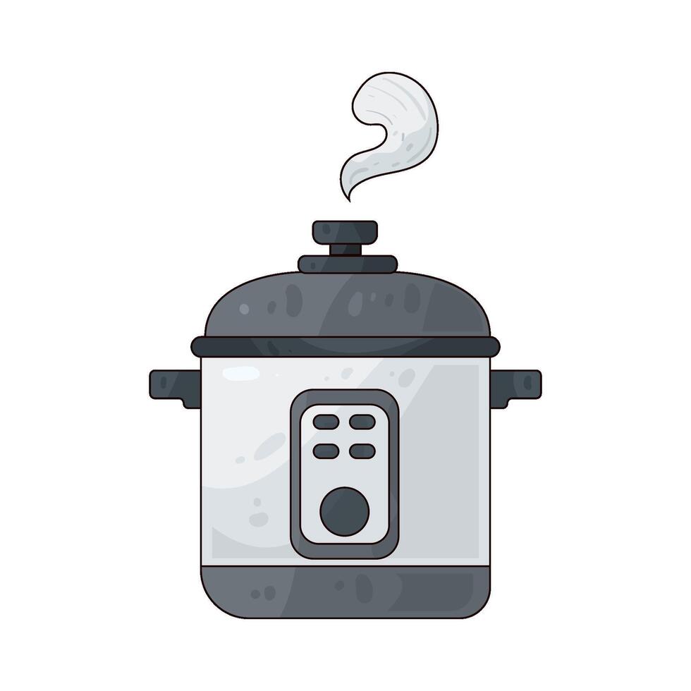 Illustration of Multi Cooker vector
