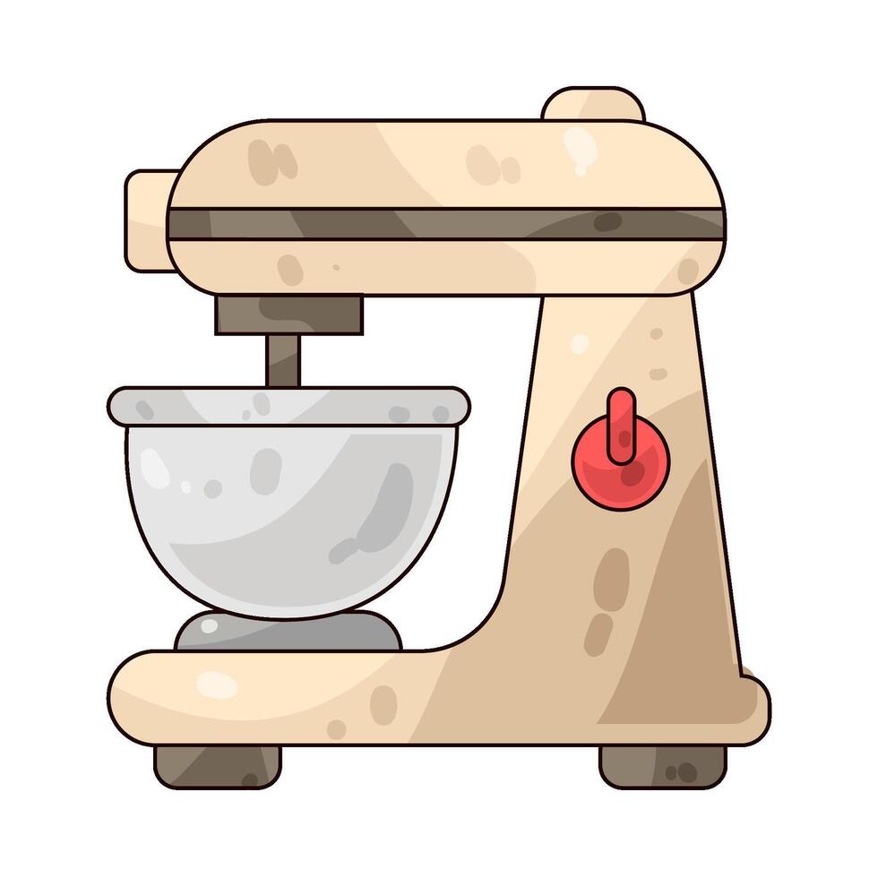 Illustration of Stand Mixer vector