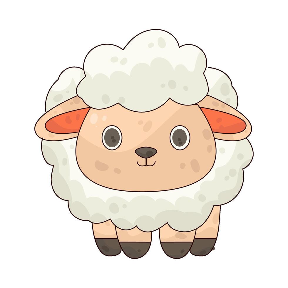 Illustration of sheep vector