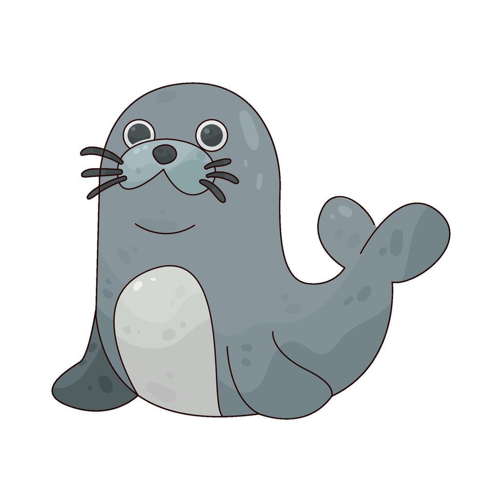 Illustration of seal vector