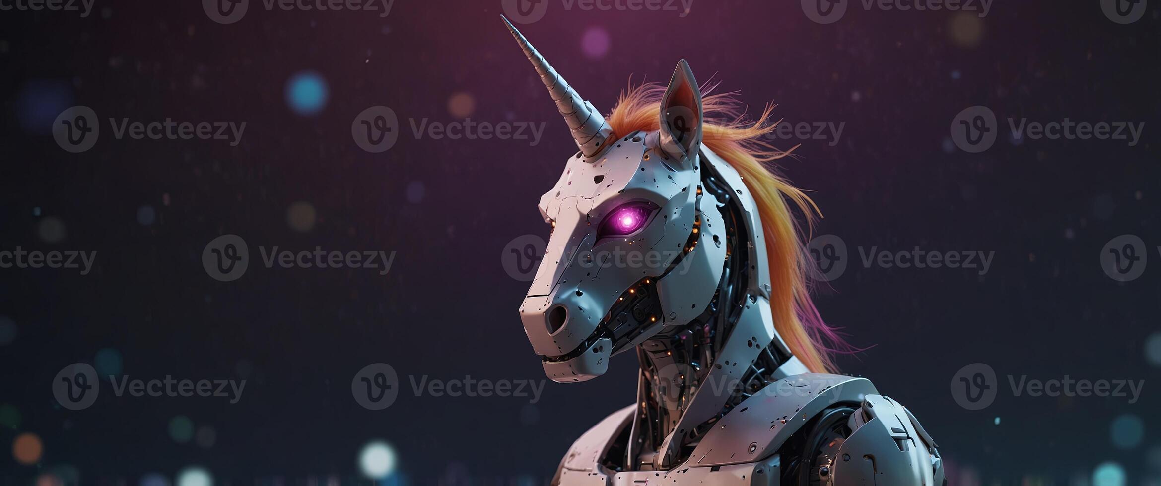 robot unicorn ones one trendy gronephic design onertwork with one geometric, onen onebstronect. photo
