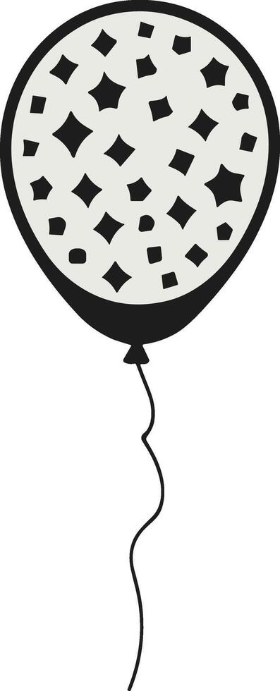 Decorative Celebration Balloon Illustration vector