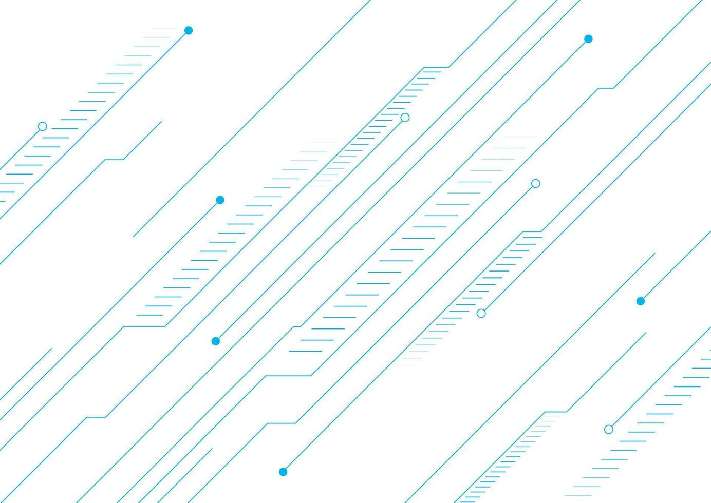 Blue lines abstract technology geometric background vector