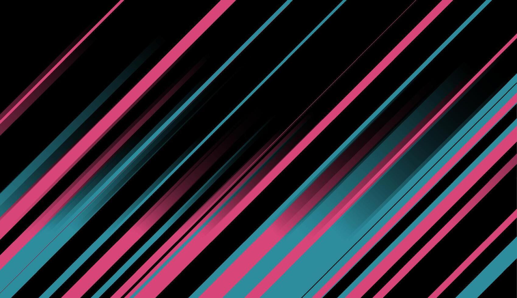 Blue and pink stripes geometric tech abstract background vector
