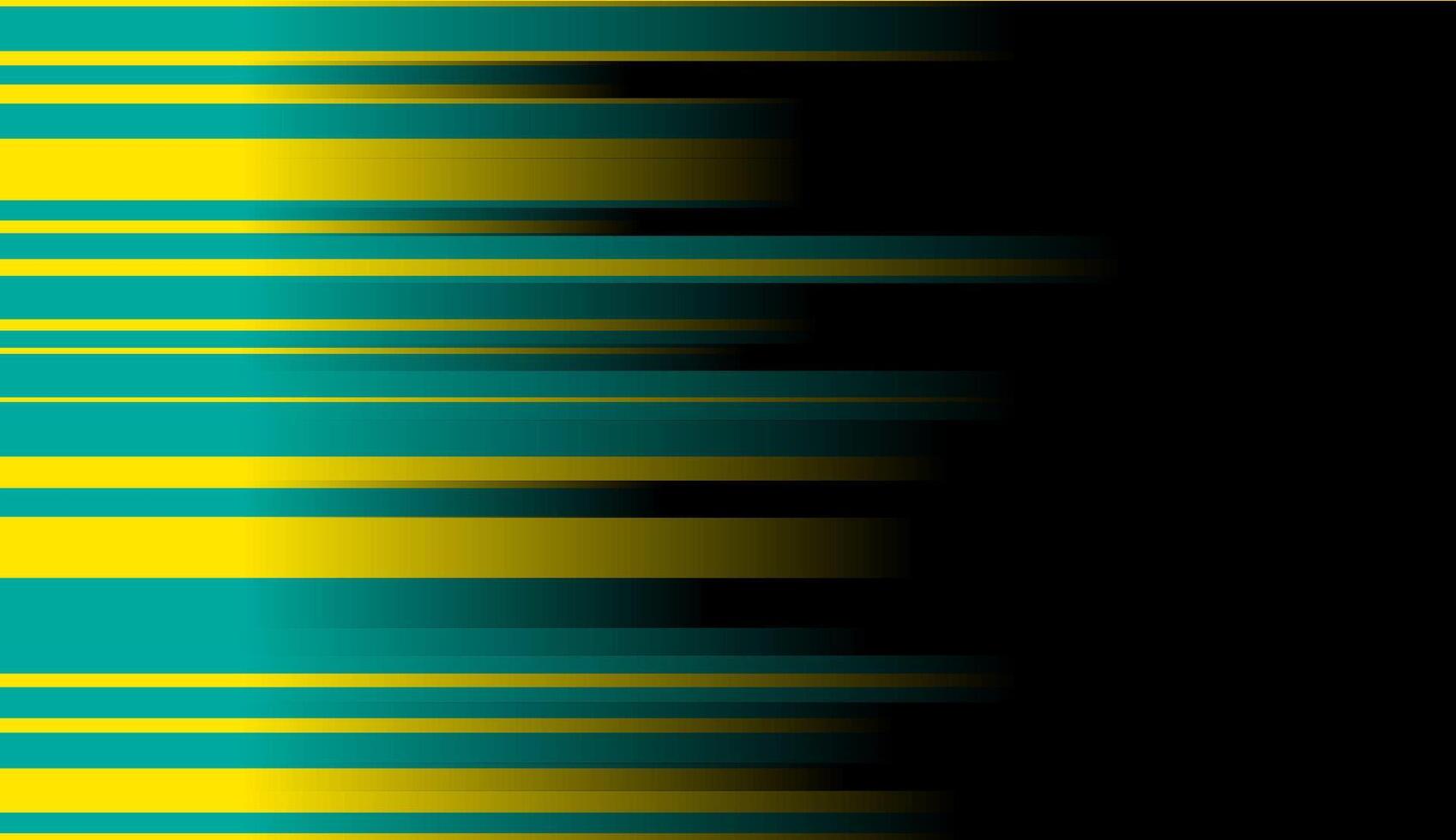 Cyan and yellow stripes geometric tech abstract background vector