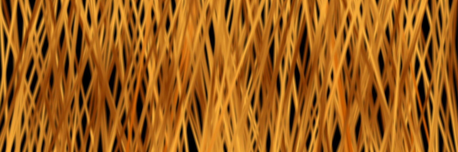Golden smooth lines abstract retro banner design vector