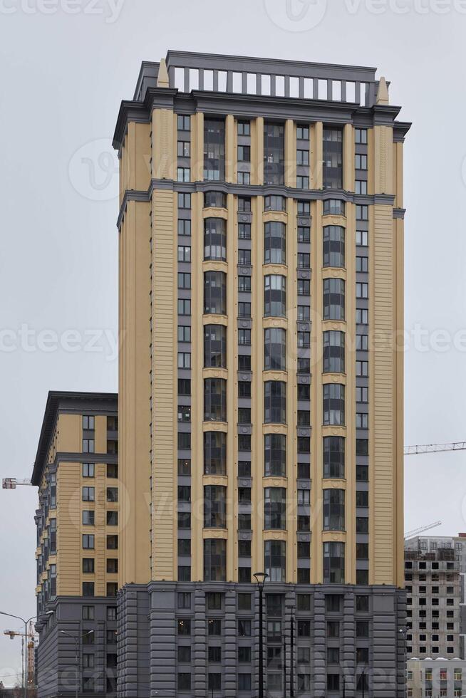 The Modern HighRise Building has become an iconic feature in todays vibrant urban landscape photo