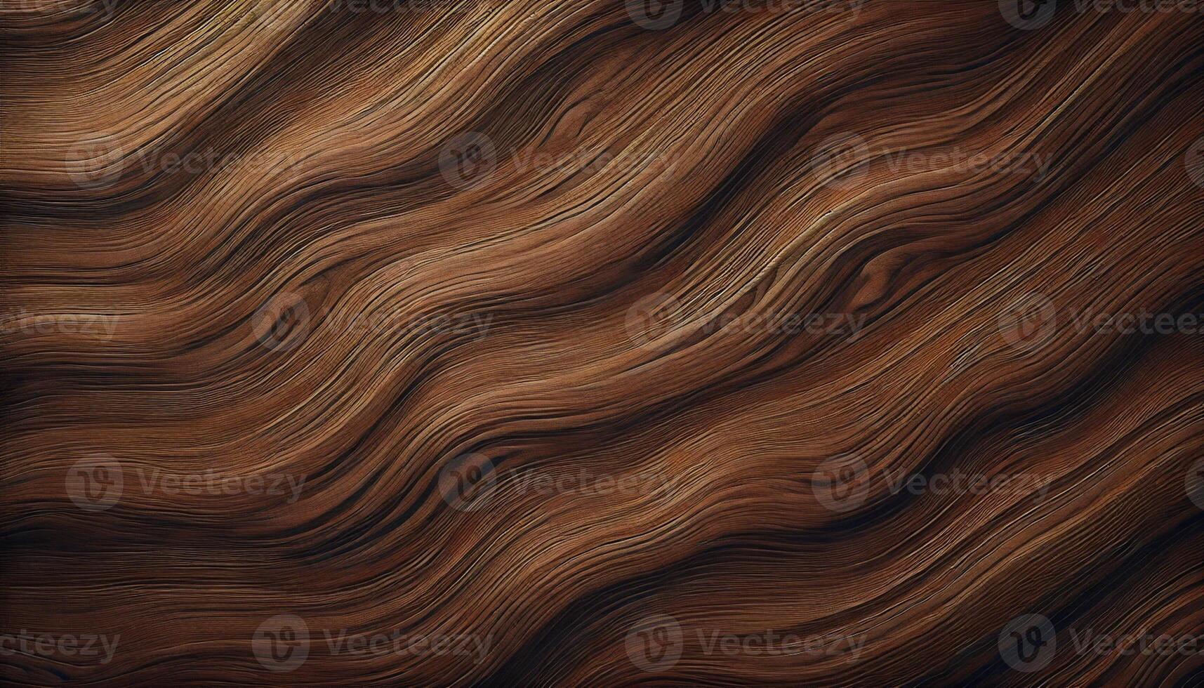 A brown wood texture with wavy lines photo