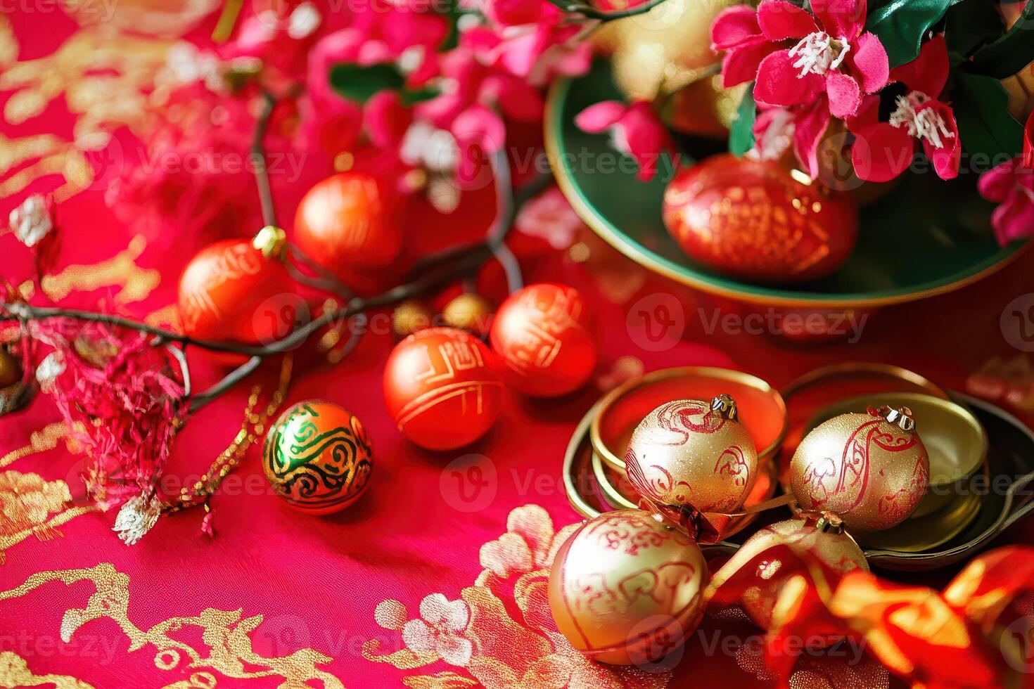 Chinese new year decorations photo
