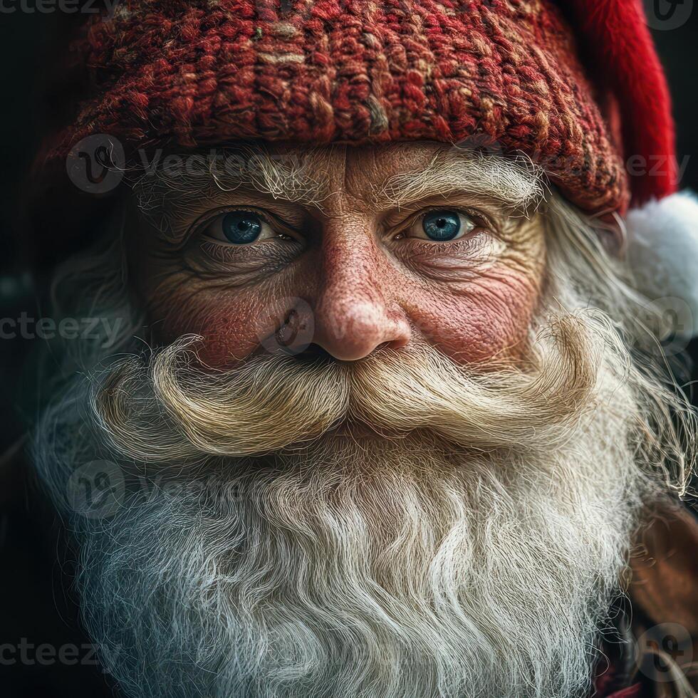 A close up of a man with a beard and mustache photo