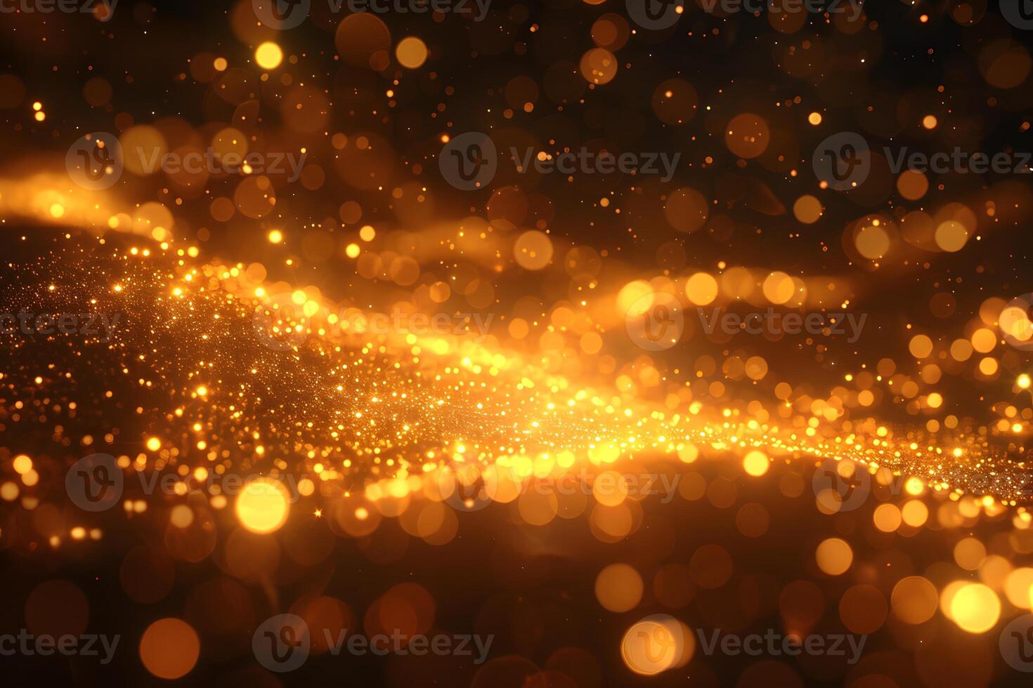 Golden Sparkling Abstract Background for Festive Designs and Celebrations photo