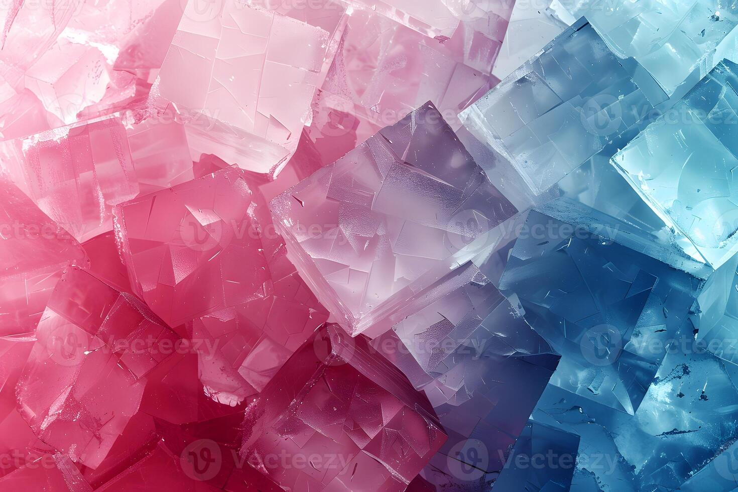 Abstract Geometric Pattern with Colorful Transparent Cubes for Modern Design photo