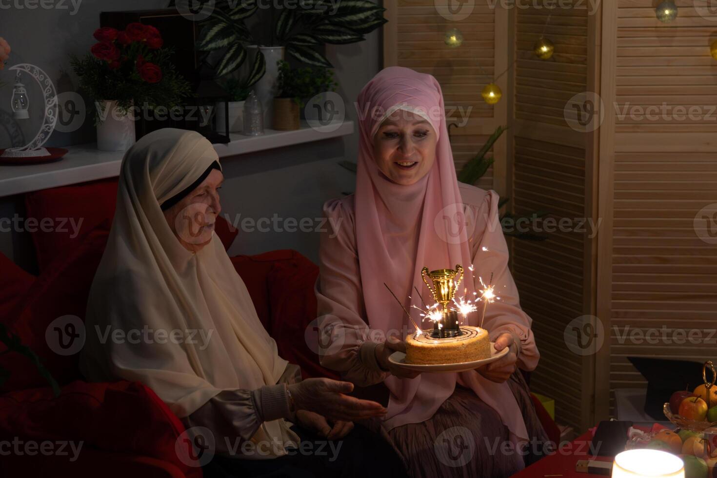 A woman wearing a hijab photo