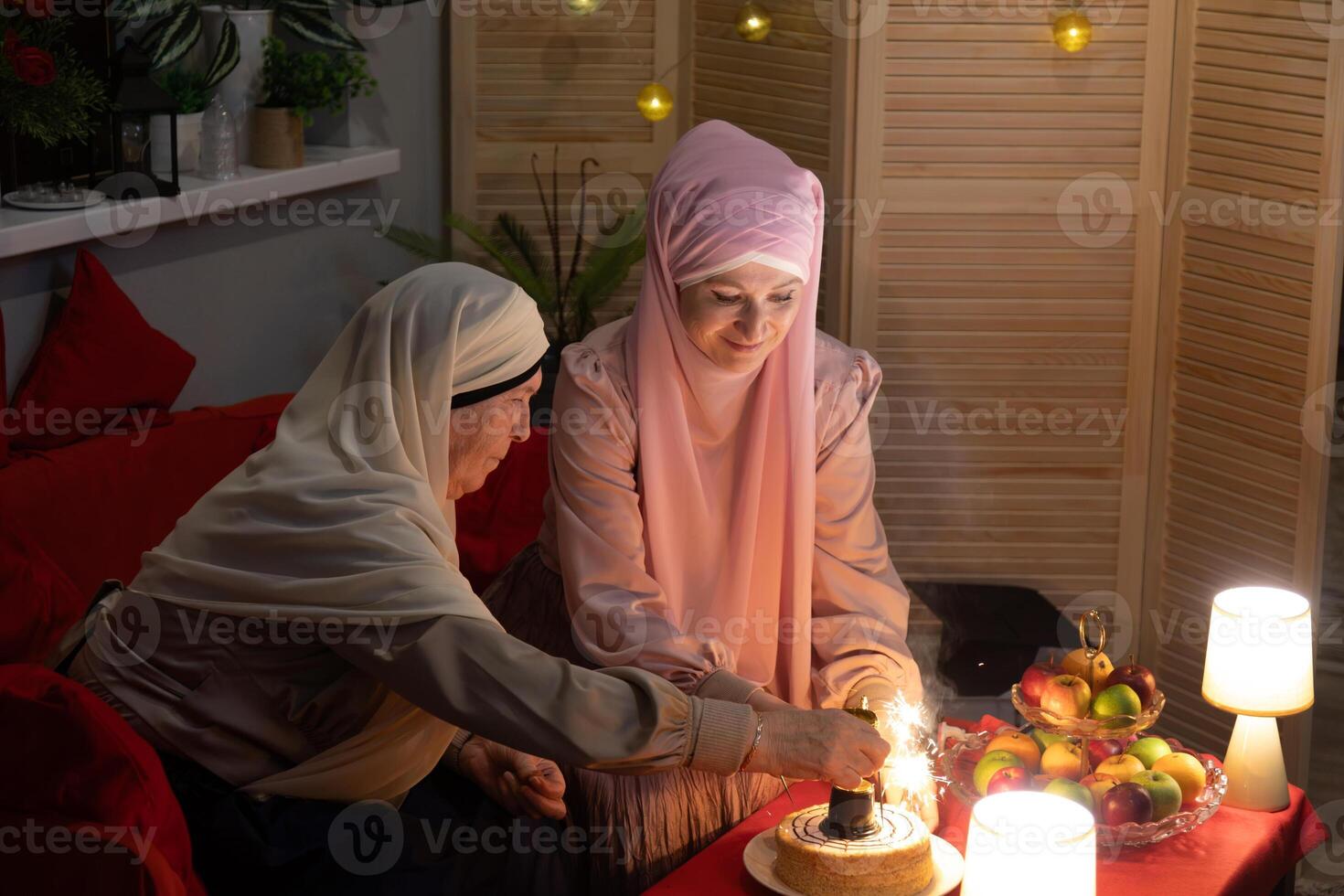A woman wearing a hijab photo