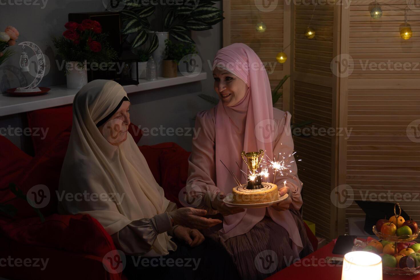 A woman wearing a hijab photo