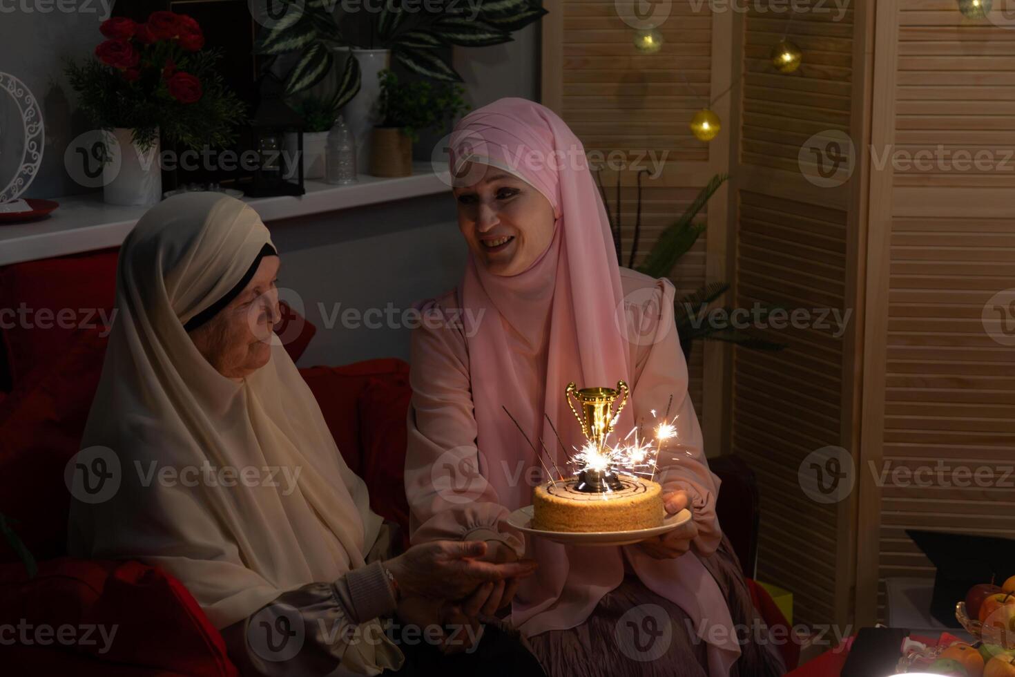 A woman wearing a hijab photo