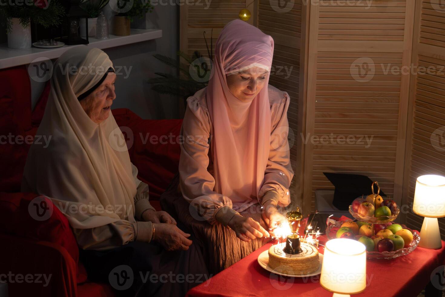 A woman wearing a hijab photo