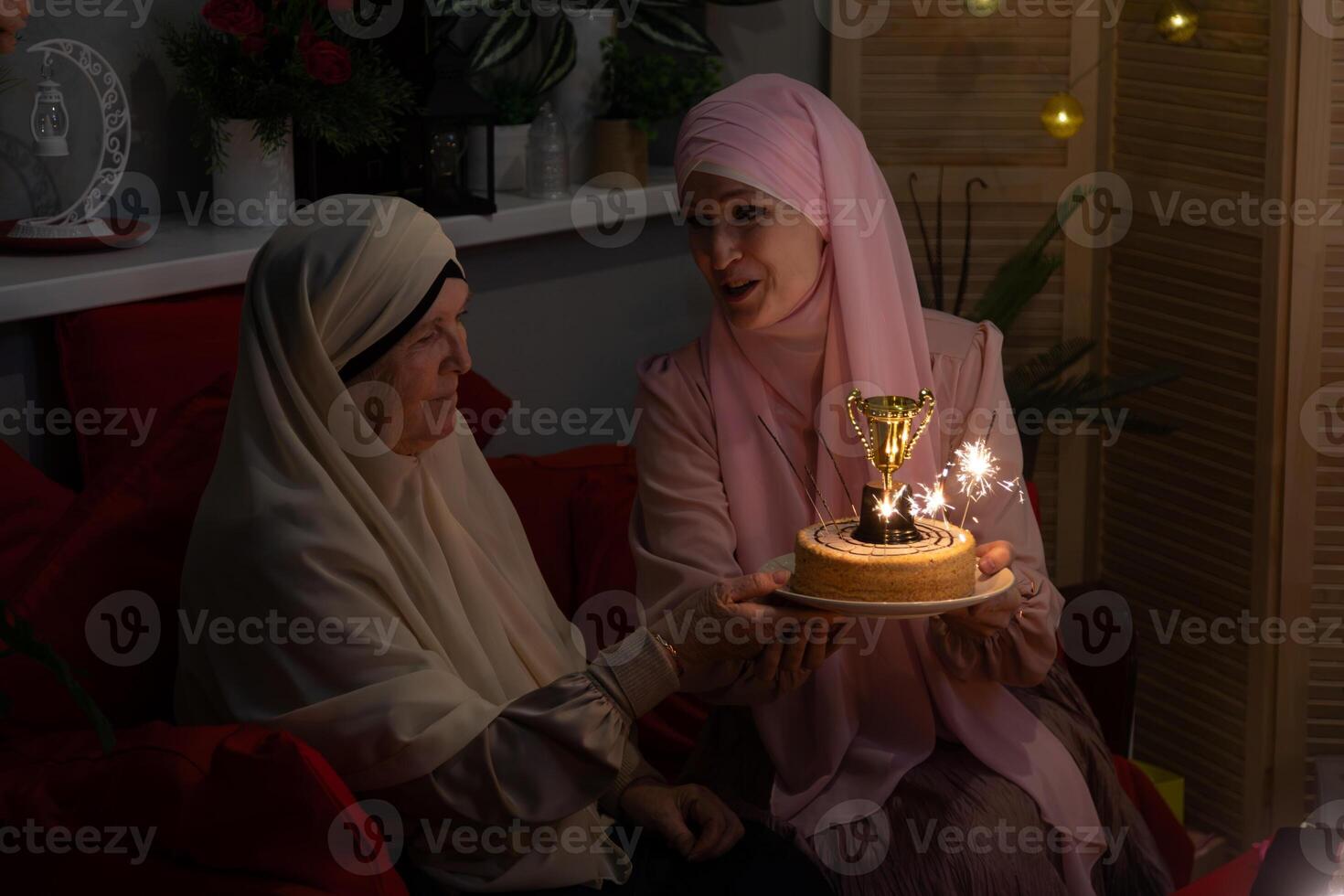 A woman wearing a hijab photo