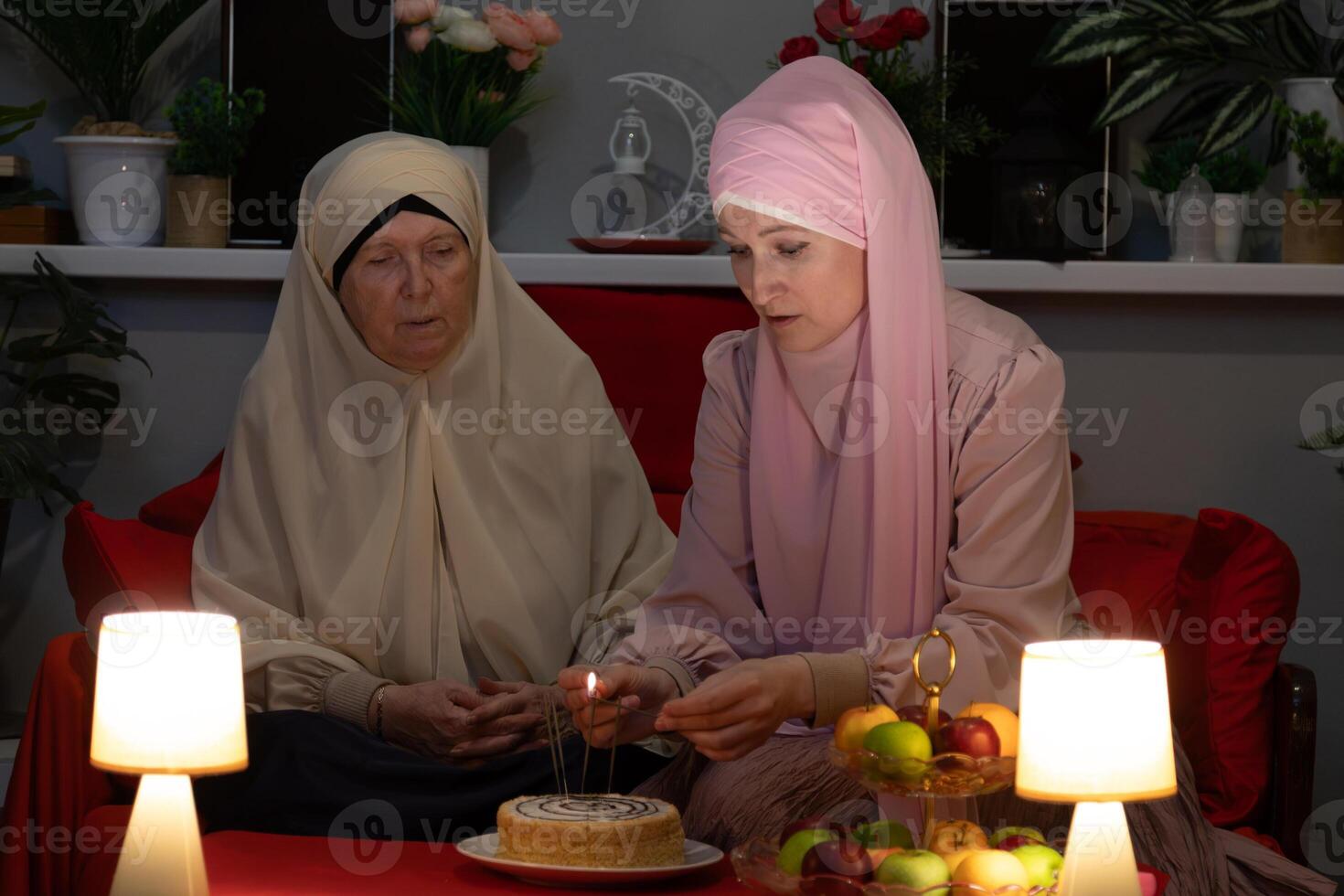A woman wearing a hijab photo