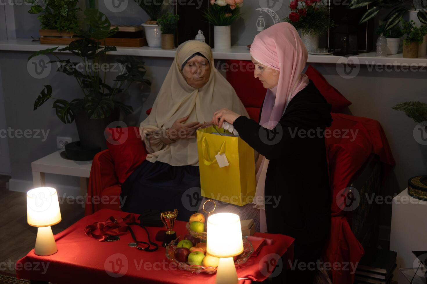 A woman wearing a hijab photo