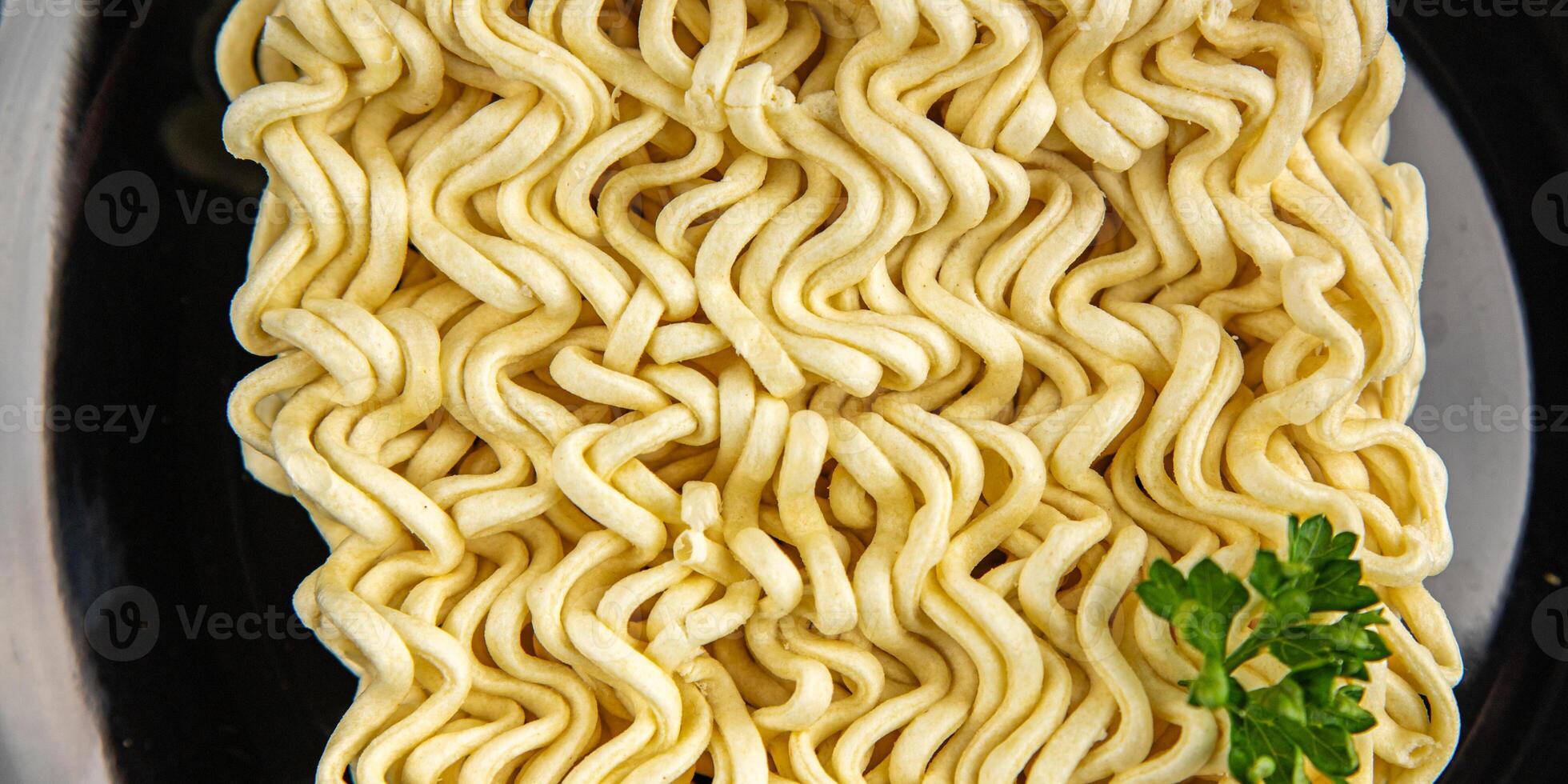 instant noodles raw fast food fresh tasty food dish delicious gourmet food background on the table rustic food top view copy space photo