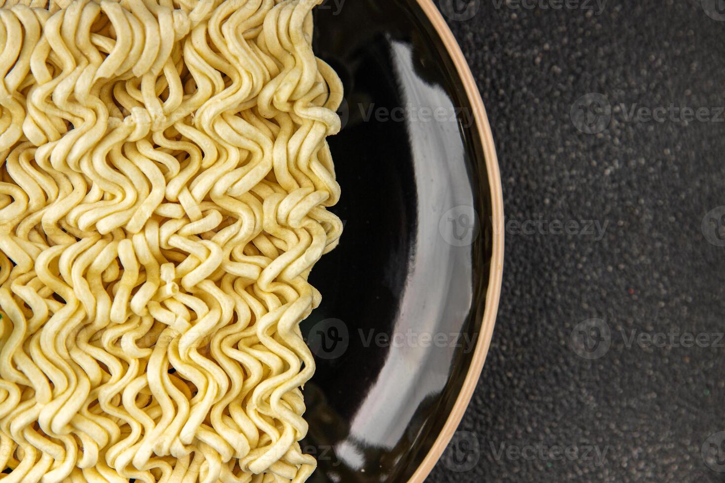 instant noodles raw fast food fresh tasty food dish delicious gourmet food background on the table rustic food top view copy space photo