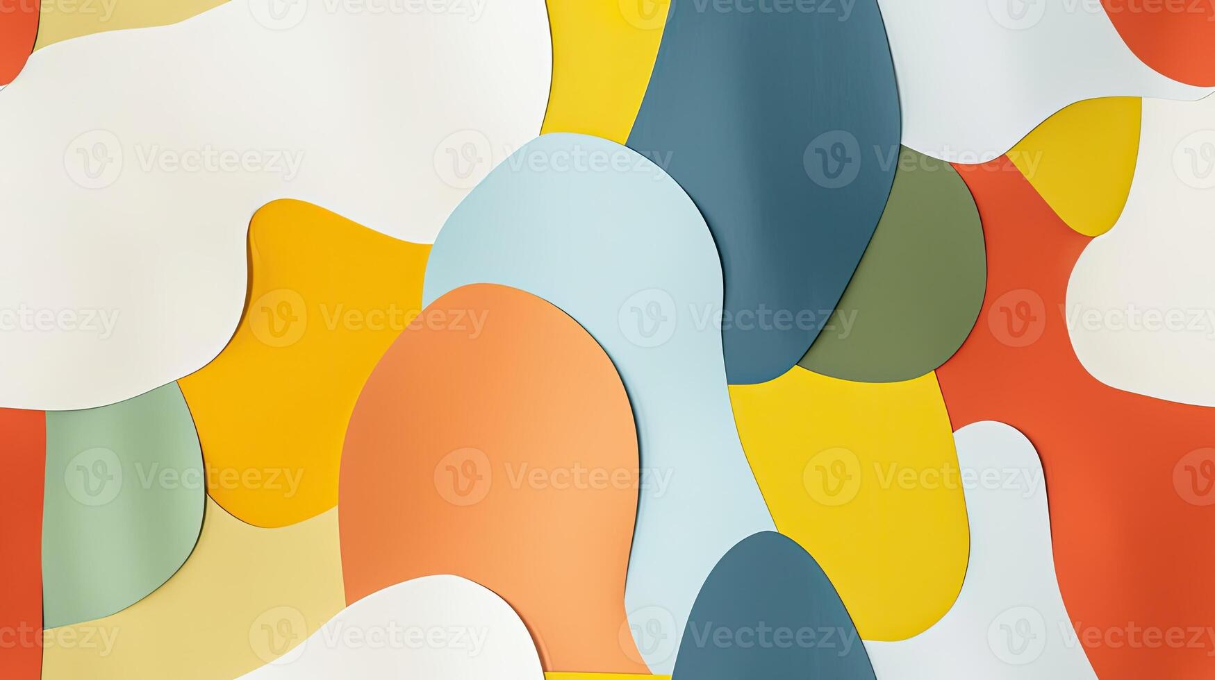 A colorful abstract pattern with shapes and colors photo