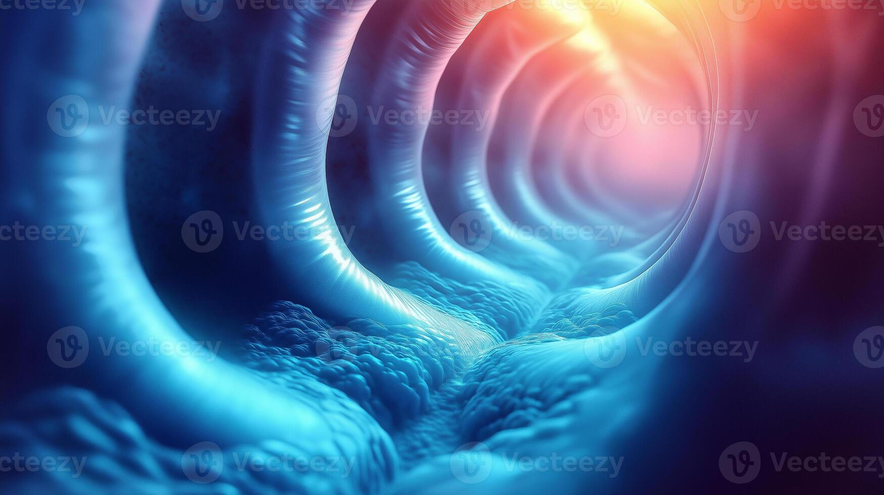 Exploring the intricate pathways of the human body's inner landscape. photo