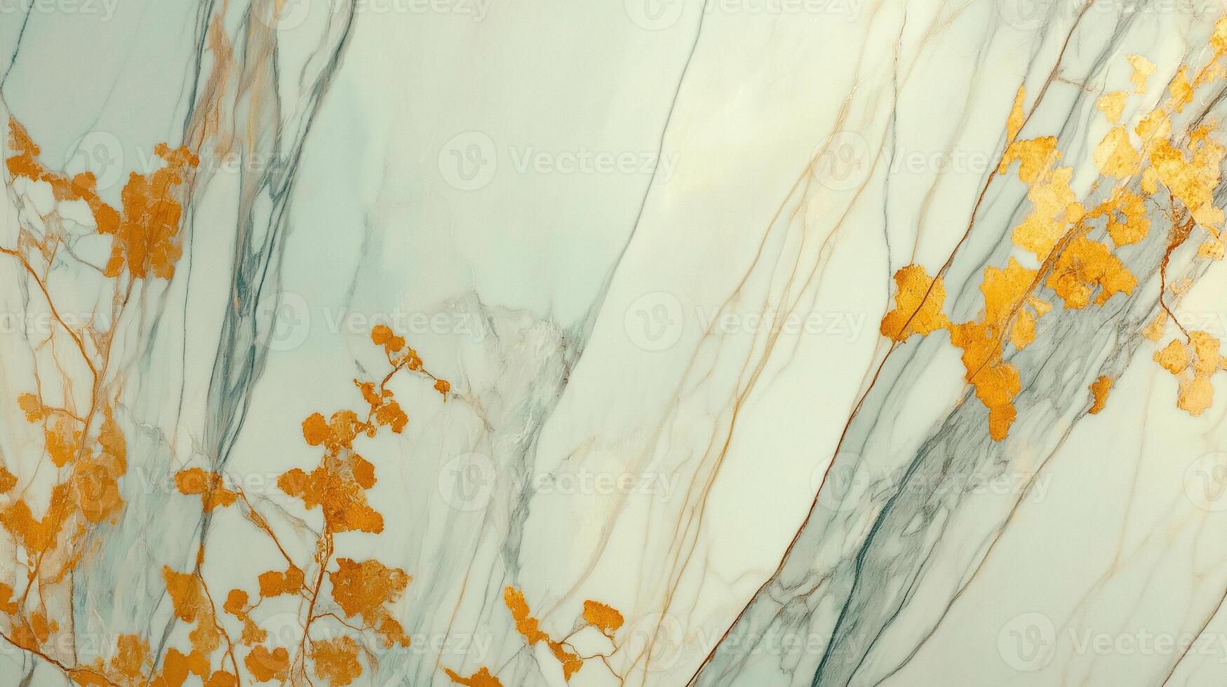 Abstract marble texture with gold accents photo