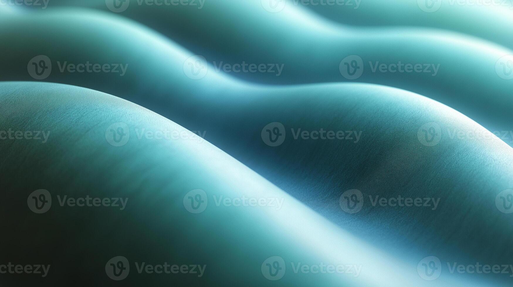 Abstract teal waves, smooth texture photo