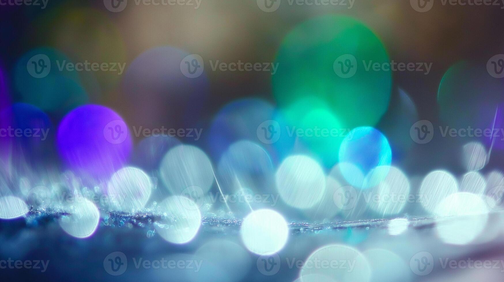 Abstract bokeh lights, vibrant colors photo