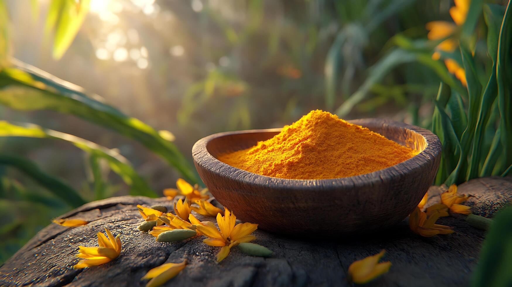 Hyper-Realistic Close-Ups Show Spices Illuminated by Natural Lighting Perfection photo